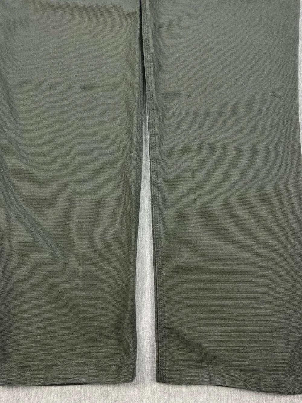 Duck Camp Brush Pants Mens 36T (36x33) Sage Green Stretch Canvas Hunting Work